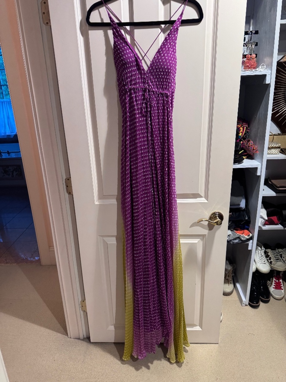 Nicole Miller Silk Maxi